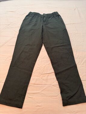 Women's Olive Green Drawstring Jogger Pants